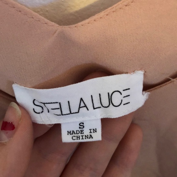 Sheer blush pink shirt - Picture 2 of 2